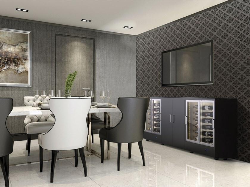 EXPO Алюминиевый винный шкаф со стеклянными дверцами Mod 20 Md-h24/md-m24/md-c24 - Вид №1