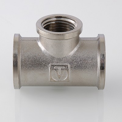 VTr.750.N.0605 Фитинг резьбовой – тройник переходной Valtec 1" х 3/4" х 1"  - Вид №8