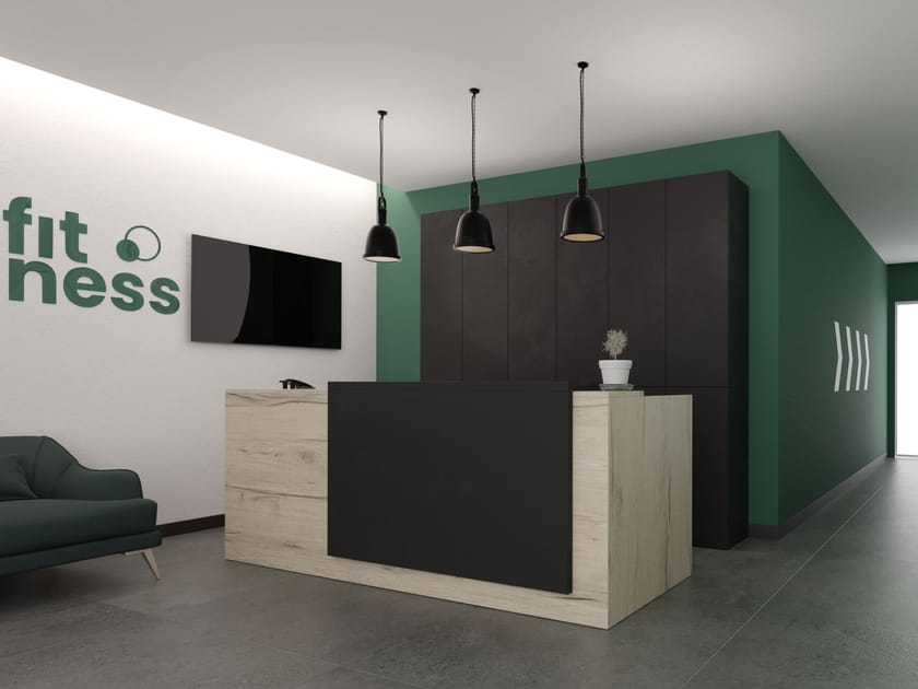 Деревянная стойка регистрации MOBILIFICIO SANGIORGI Made to fit ARCH-00125031