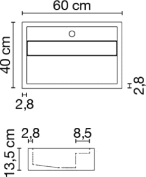 Столешница из керамогранита CERAMICA FONDOVALLE SHAPE ARCH-00141223 - Вид №9