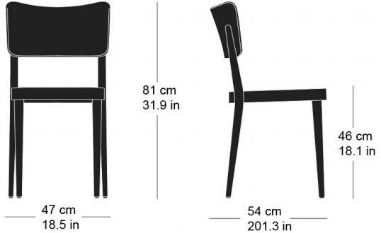 horgenglarus Штабелируемый стул из массива дерева  1-680  - Вид №10