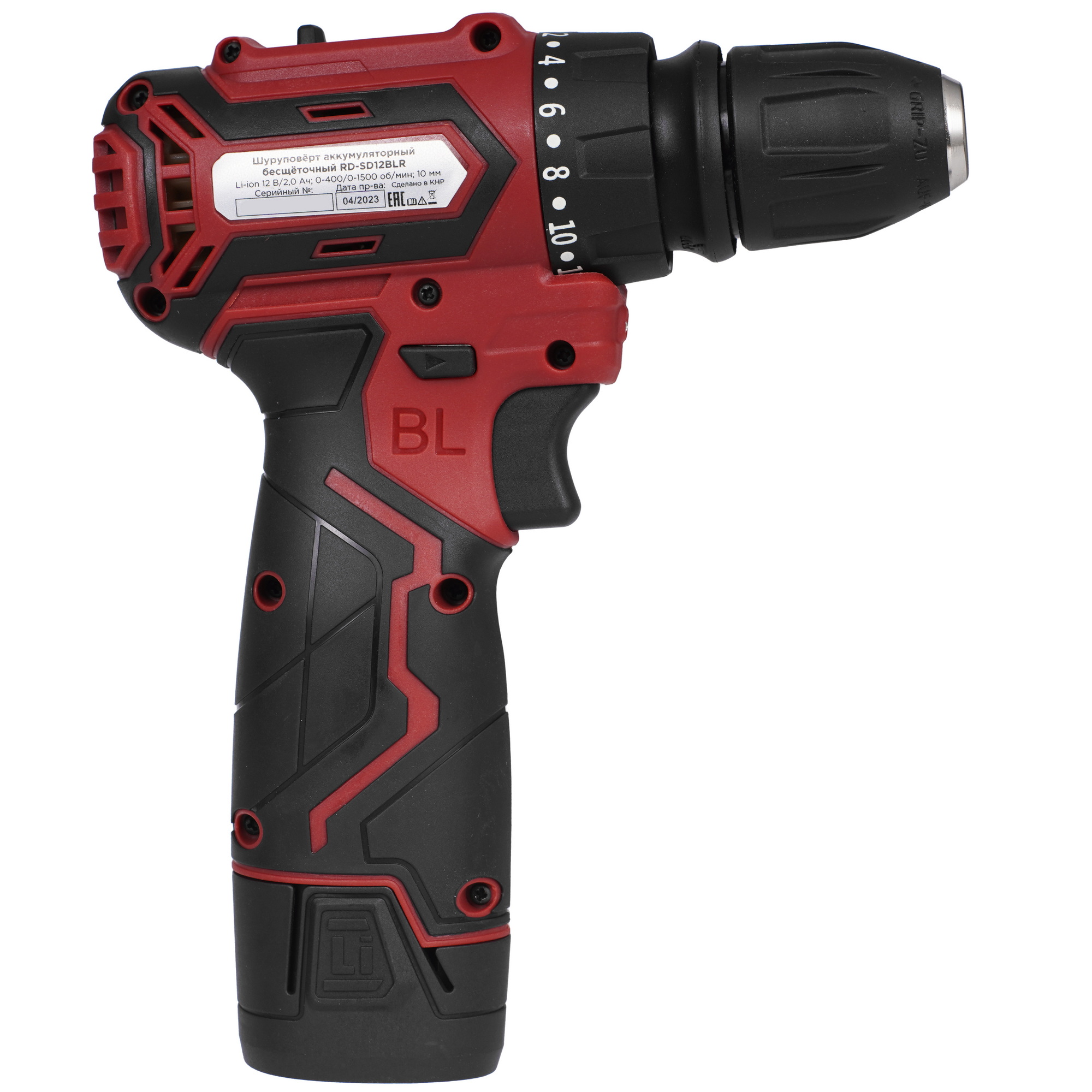 Дрель-шуруповерт REDVERG RD-SD12BLR 5486318 STDN-0121743 - Вид №2