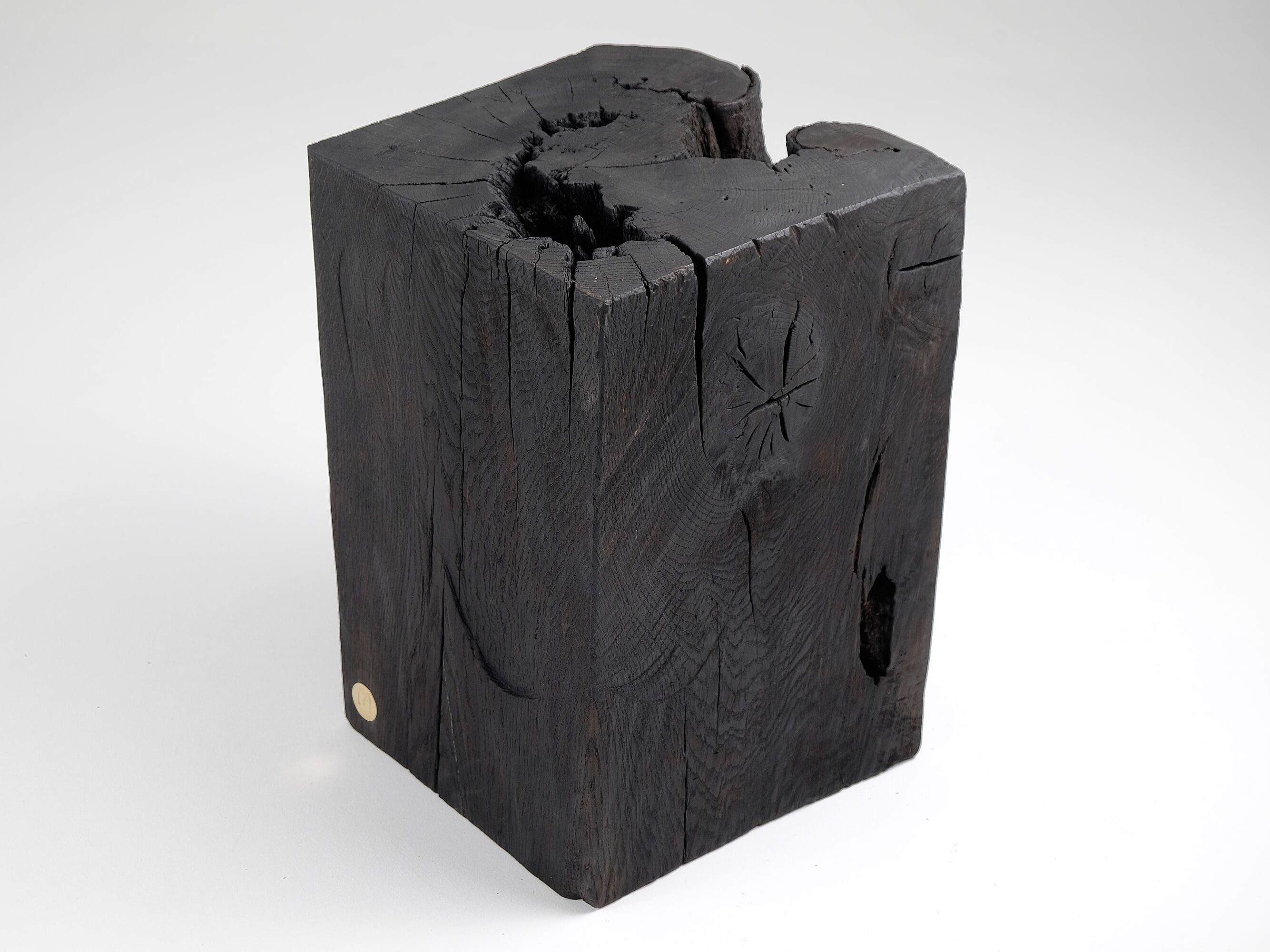 Квадратный журнальный столик из дуба Logniture Jownik ARCH-00147962 - Вид №12