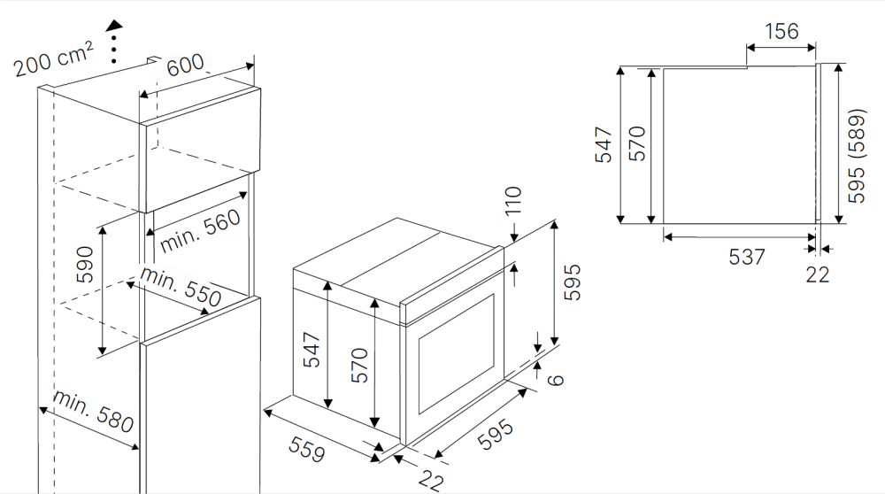 9256045 Электрический духовой шкаф Kuppersbusch BP 6381.0 S5 черный STDN-0122396 - Вид №1