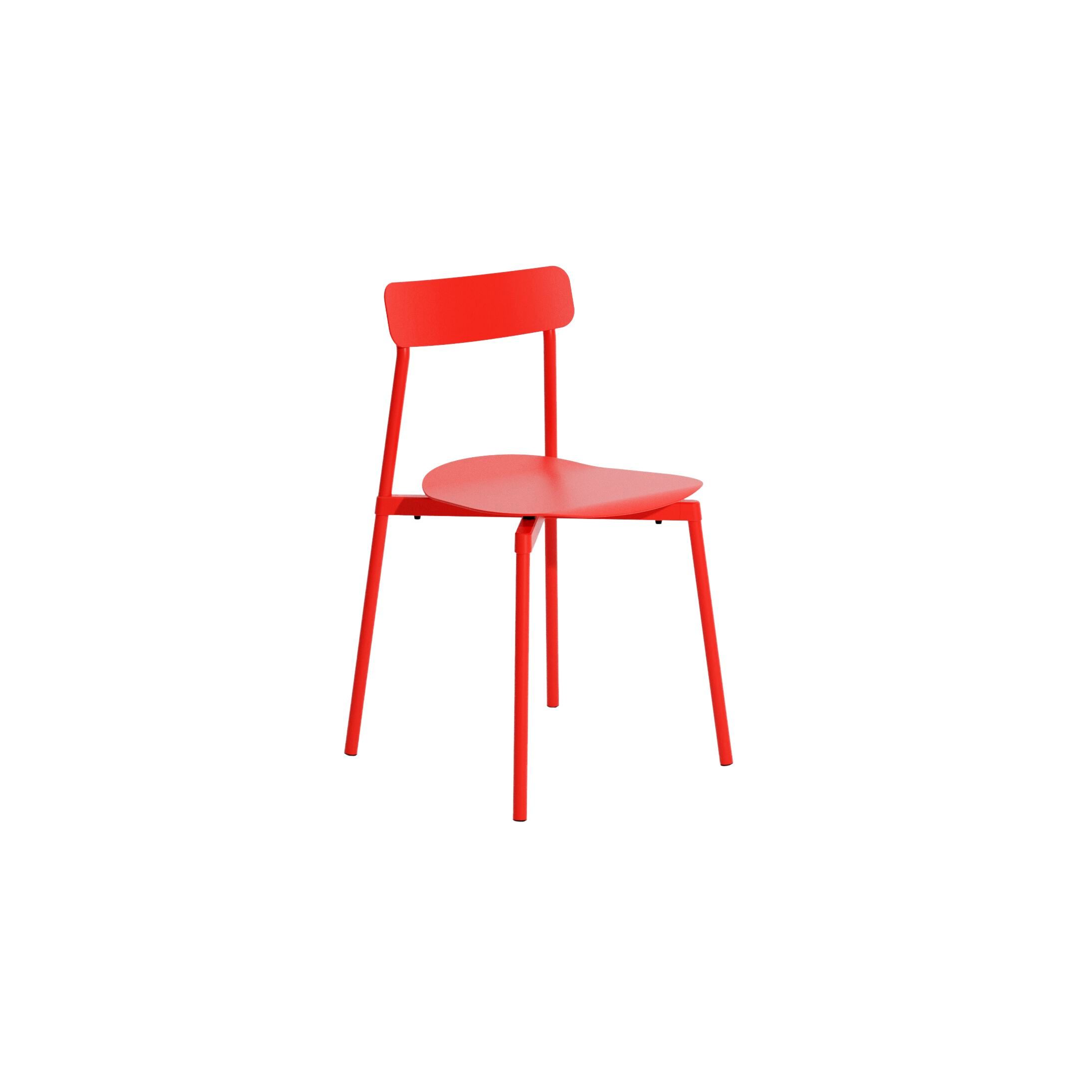 Алюминиевый штабелируемый стул с порошковым покрытием Petite Friture Fromme ARCH-00150568 - Вид №50