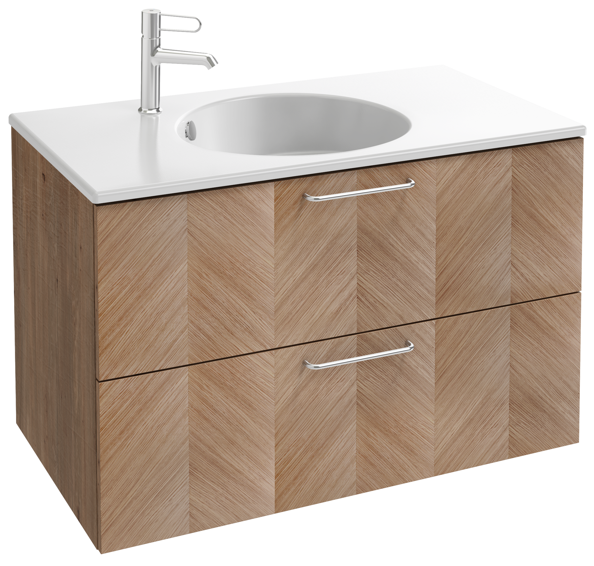 EB2523-R5-M90 Тумба под столешницу 90 см, 2 ящика, хромированная ручка JACOB DELAFON ODÉON RIVE GAUCHE ODEON RIVE GAUCHE