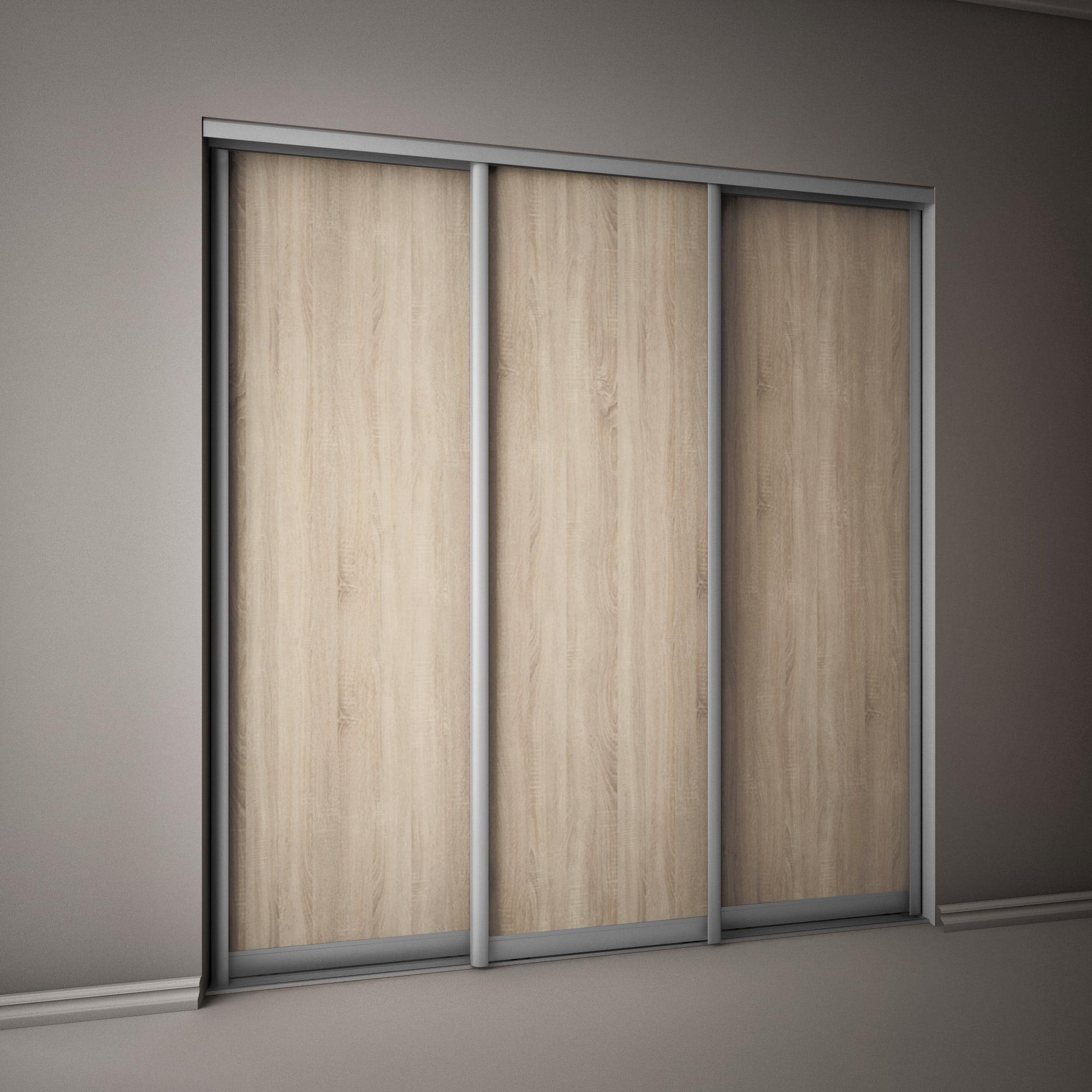 SPACEO Дверь-купе акация светлая 2455x704 мм для шкафа-купе 82041927 STLM-0018262 - Вид №4