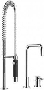 32815625-00_1_27789970-00_1 Смеситель на два отверстия с отдельными розетками с profi-душевым гарнитуром - хром Dornbracht Meta.02