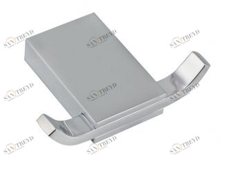 Крючок двойной Novaservis Metalia 9 0956.0 хром 09560