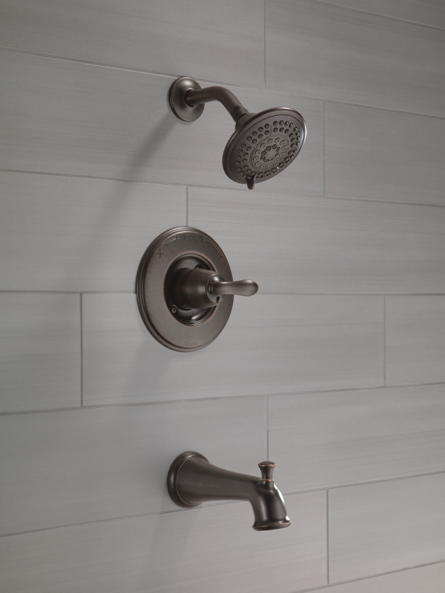 T14494-RB Для ванны и душа Monitor® серии 14 Delta Faucet Linden Венецианская бронза  - Вид №8