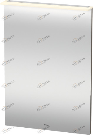 XL749209090 Зеркало с подсветкой X-Large #XL7492 600 x 36/105 мм Фланелево-серый шелковисто-матовый лак Duravit