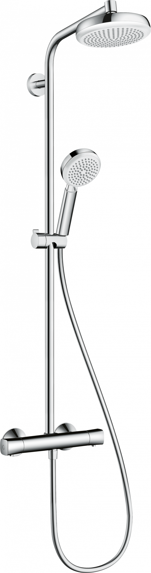27265400 Crometta Showerpipe 160 1jet EcoSmart 9 л / мин с термостатом Hansgrohe 