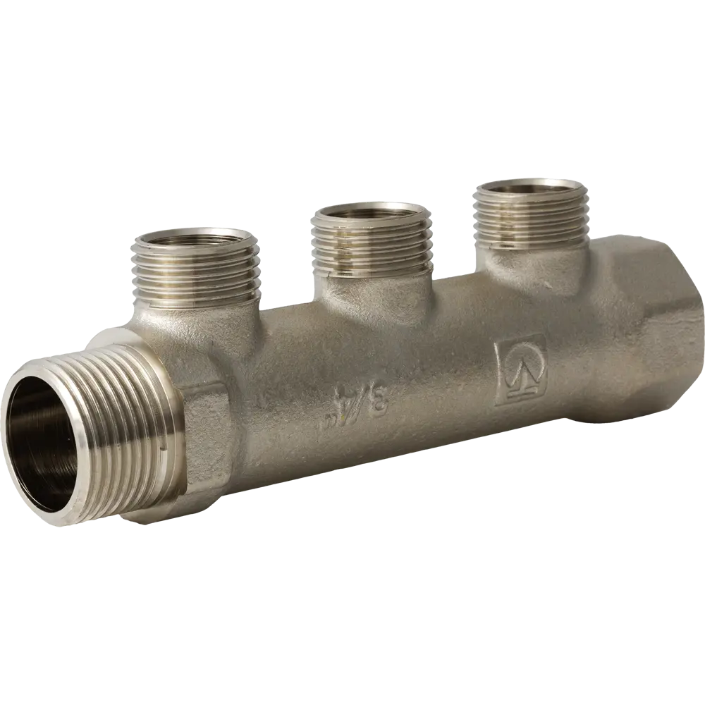 Коллектор с наружной резьбой Valtec на 3 выхода 3/4"x1/2" VTc.500.N.0503 10526807 STLM-2121311 
