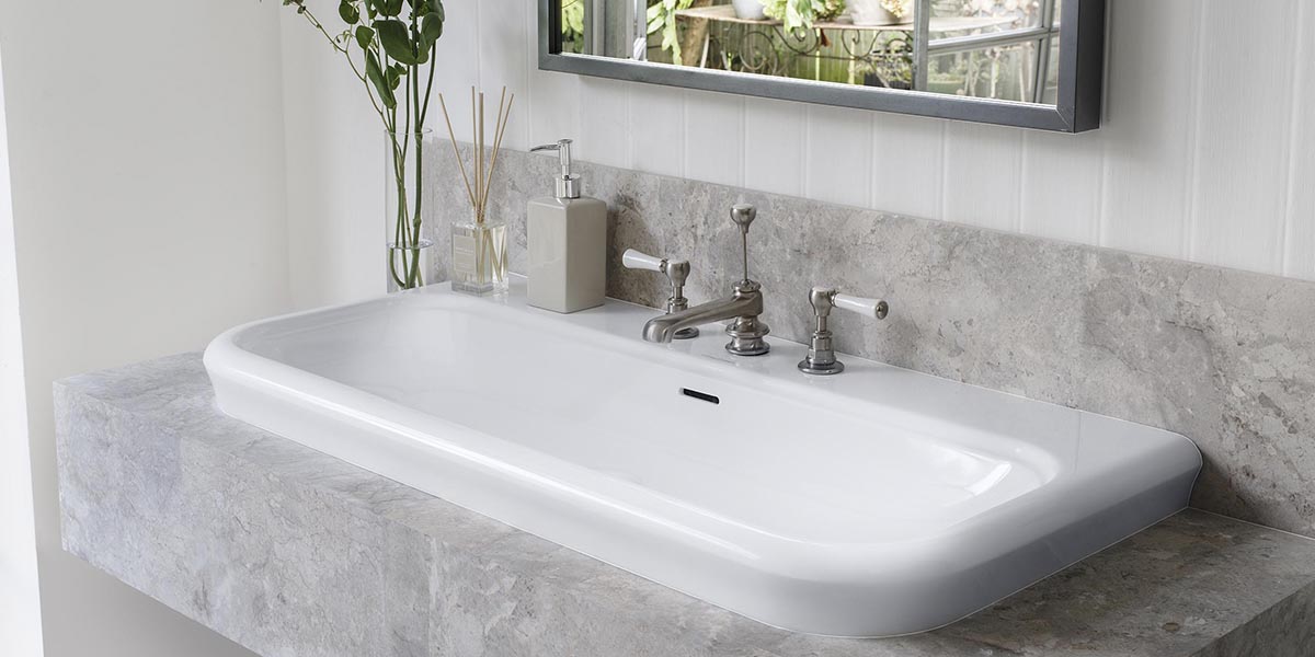 DBLARN100 Накладная раковина на столешницу  овальная Victoria + Albert  - Вид №1