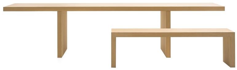 Cappellini Скамейка из дерева Millenium hope Mh_1r  - Вид №1