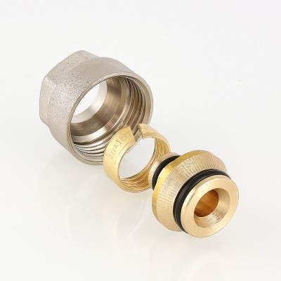 VT.4420.NVE.20 Фитинг коллекторный для металлополимерной трубы Valtec 20 (2,0) мм x 3/4"  - Вид №1