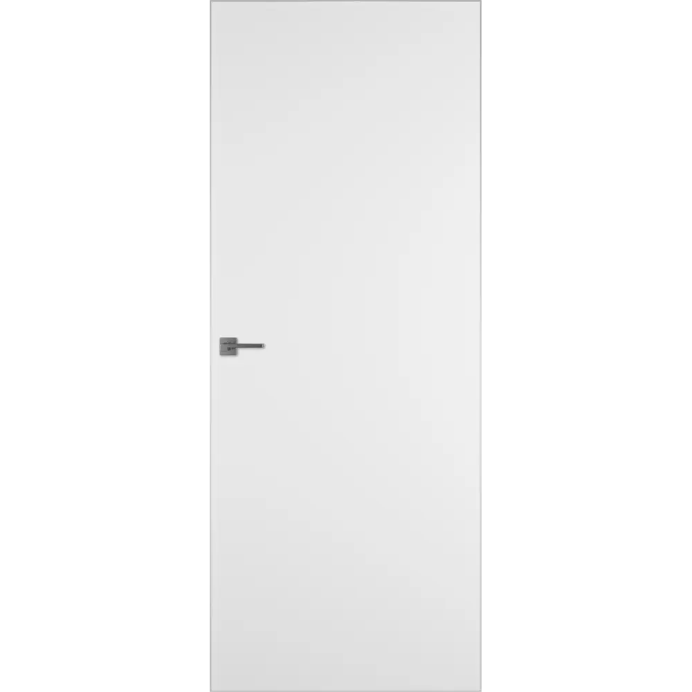 Дверь межкомнатная глухая без замка и петель в комплекте Invisible 80x200 см обратное открывание левое цвет белый 89367201 STLM-2054858 VFD 