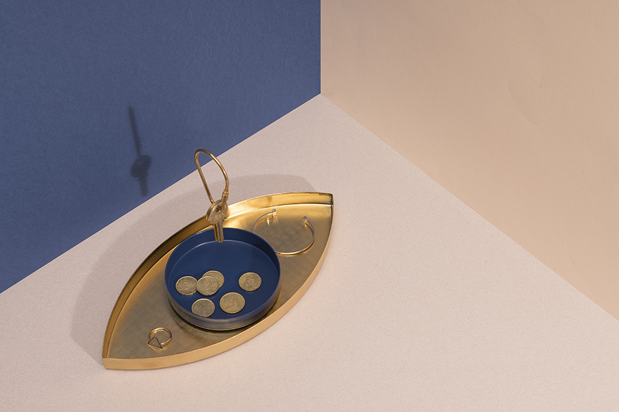 Органайзер для мелочей The Eye золотой-синий Doiy DYEYEGOBL - Вид №4