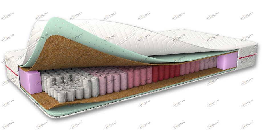 Матрас ортопедический 80x200 "Диона" BELABEDDING  129380 Белый 