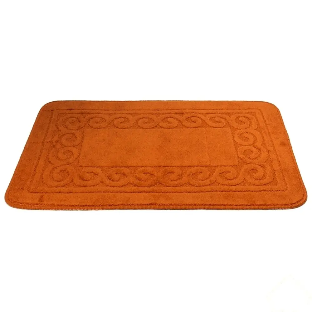 Коврик для ванной комнаты оранжевый, 76x50 см MR PENGUIN Без серии STLM-2004288