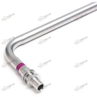 REHAU Угол с трубкой 1000 мм из нержавеющей стали для подключения радиатора 16x15 мм 266252