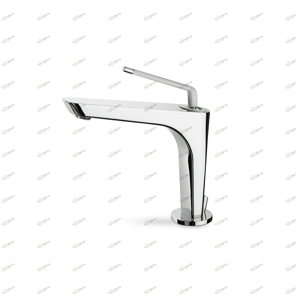 Смеситель для раковины, однорычажный, со сливным гарнитуром 1 ”1/4. O'RAMA NEWFORM Италия 68410