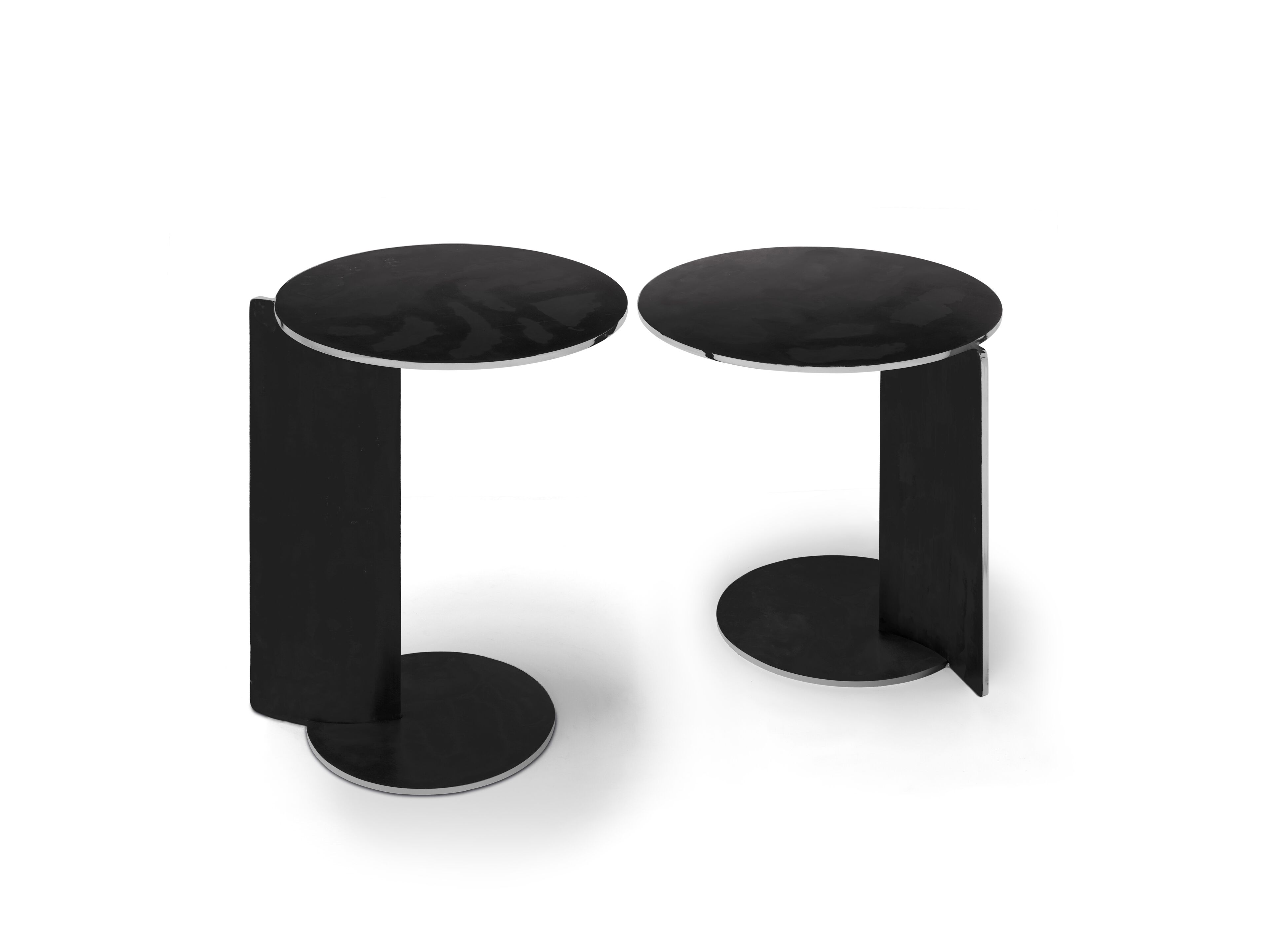 Круглый металлический журнальный столик Arketipo JOYSTICK ARCH-00027252