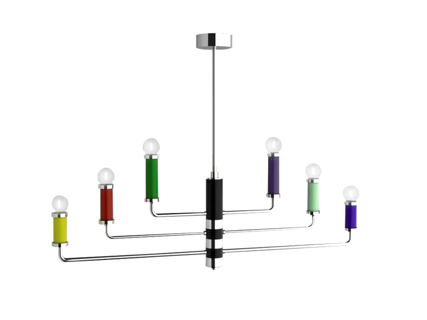 Металлический светодиодный подвесной светильник Lampex Italiana Lumen ARCH-00144234