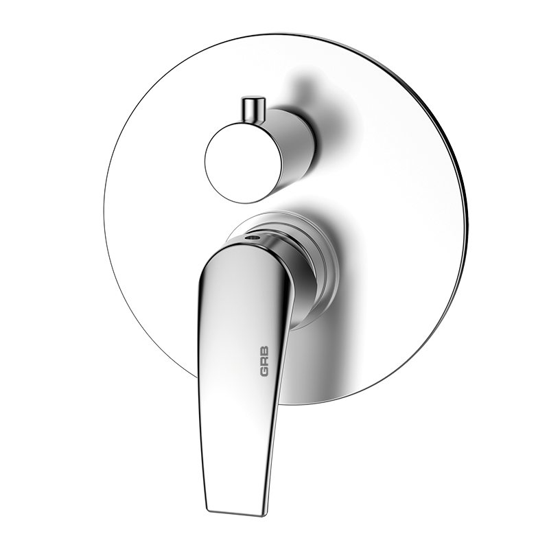 40125500 BASIC Смеситель встроенный с переключателем Хром GRB MIXERS 