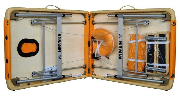 TS2010_OB Массажный стол оранжевый NIRVANA ELEGANT PREMIUM DFC  - Вид №1