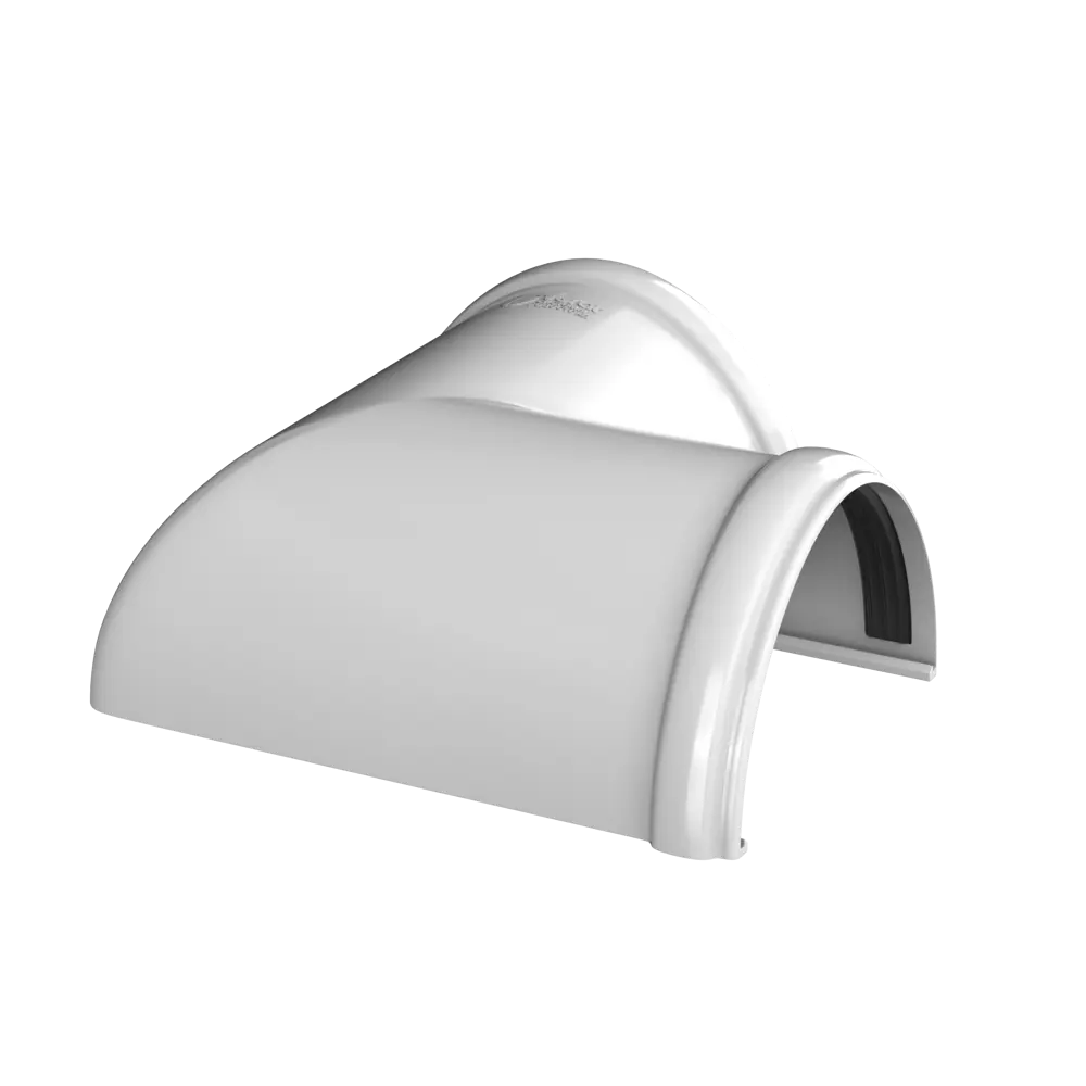 Угол желоба универсальный на 90° цвет белый ТЕХНОНИКОЛЬ STLM-2139319 - Вид №2