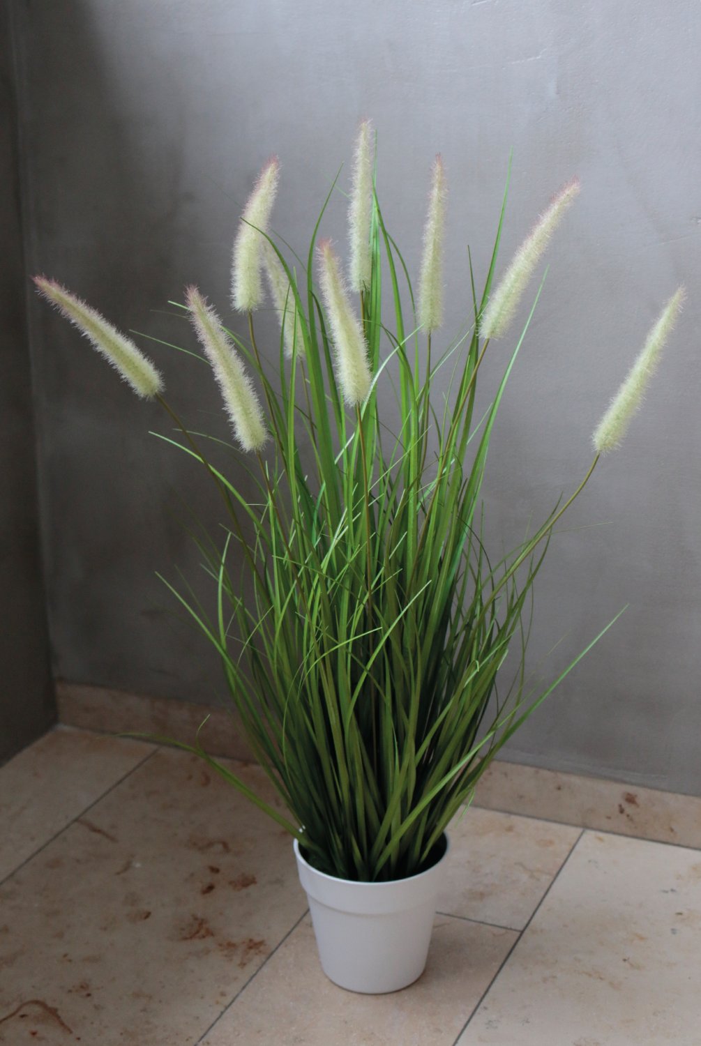 4870 883 a3 Искусственный пучок травы 'Chinese fountain grass', в горшке, 76 см, зеленый H-andreas  - Вид №3