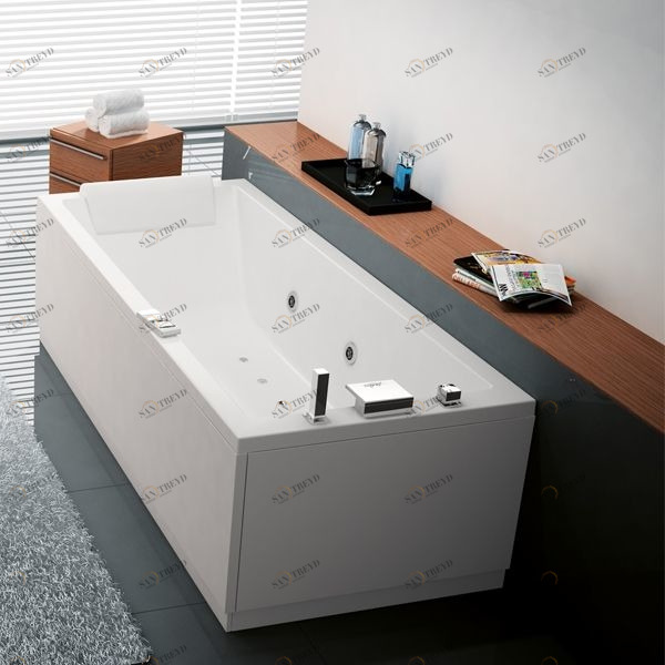 Ванна Plus Novellini CALOS с набортным смесителем и боковыми панелями CA1418080PFA3