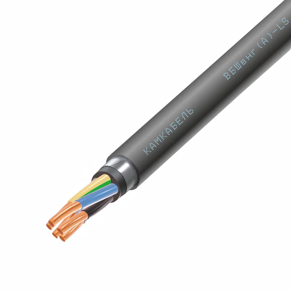 Кабель Камкабель ВБШВнг(А)-LS 5x1.5 на отрез ГОСТ 84573468 STLM-2121969 