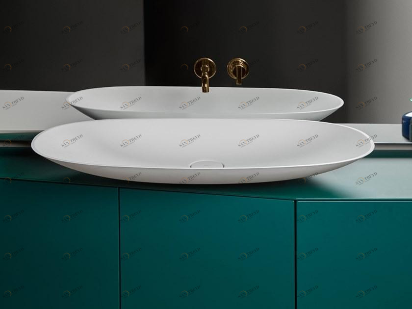 INBANI Тумба под умывальник из дерева одинарная подвесная с дверцами Forma sun-id-1500002