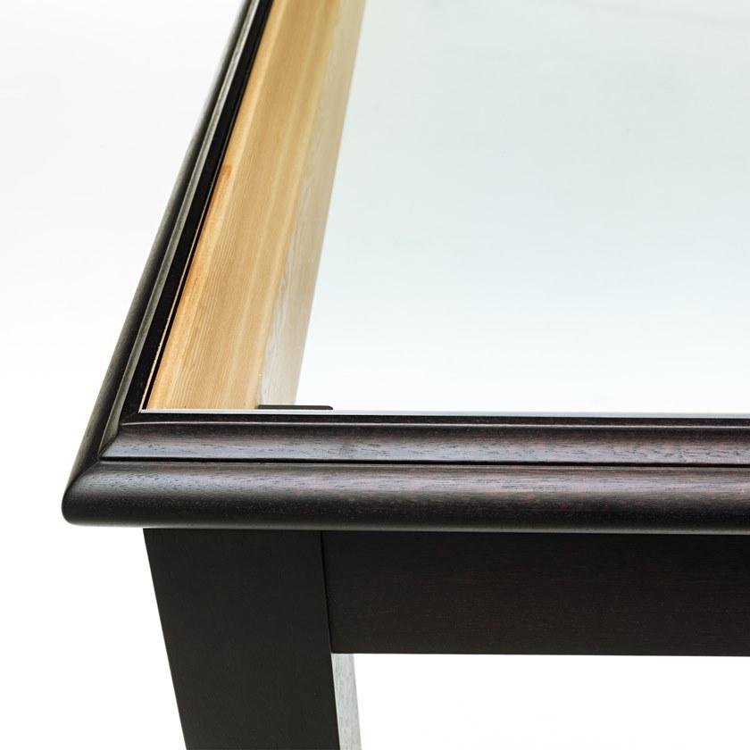 EPÒNIMO Прямоугольный стол из массива дерева со стеклянной столешницей Nadi Nd001/003  - Вид №4