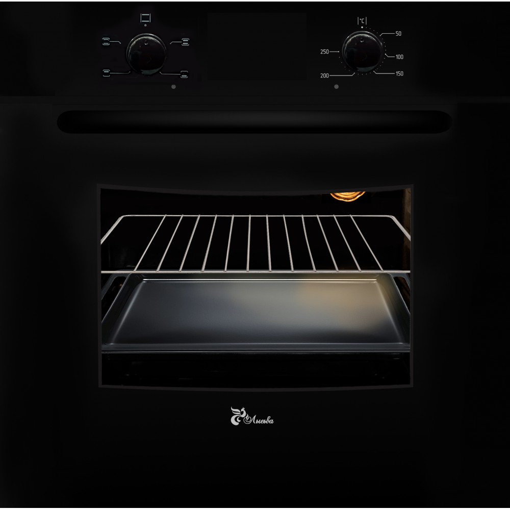 9905493 Электрический духовой шкаф Лысьва ER0001G00 (ДЭВ501) черный STDN-0102917