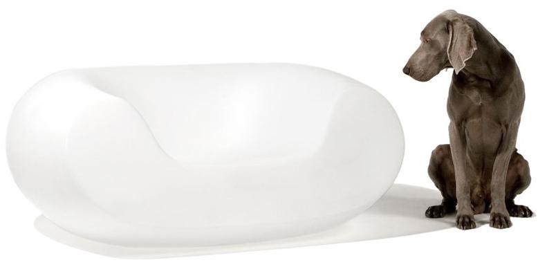 SLIDE Кресло полиэтиленовое с подлокотниками Chubby sun-id-1427827 - Вид №1