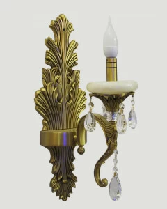 Бра настенное бронзовое Lumien Hall "Галлен" 20177.02.04.01 LUMIEN HALL ГАЛЛЕН 00-3888830 Бронза