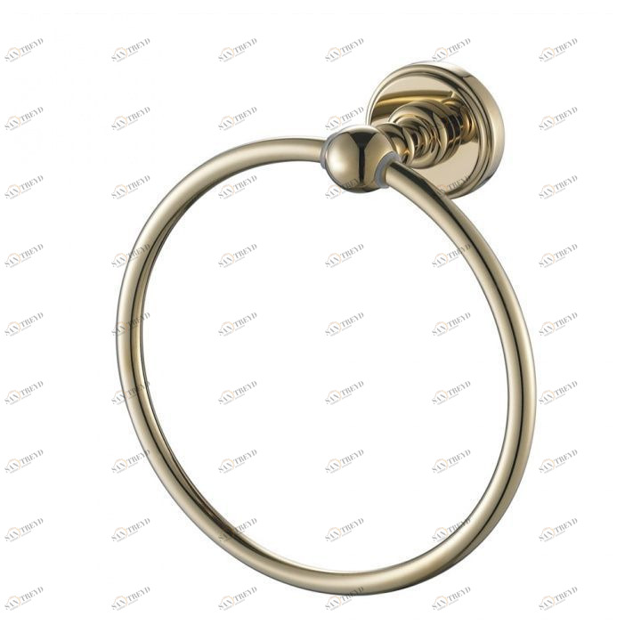 Держатель для полотенец Aquanet 4680, золото 4600