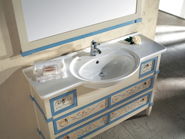 8051 Tifernoit Декорированная композиция для ванной в тонкую полоску Bagno  - Вид №7