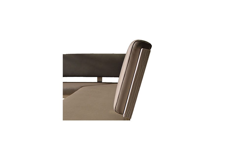 Скамейка из дуба и искусственной кожи Deodara ALICE ARCH-00144554 - Вид №2