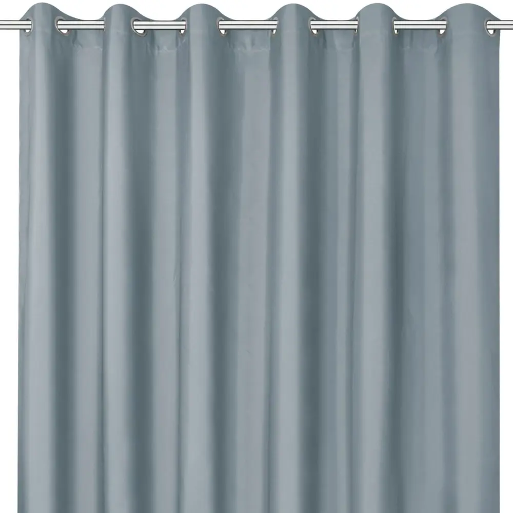 Штора на люверсах «Атена» 200х280 см цвет серый INSPIRE STLM-2168418 - Вид №1