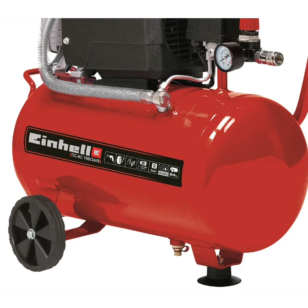 Компрессор поршневой Einhell TC-AC 190/24/8, 24 л, 1500 Вт, 165 л/мин 80165665 STLM-2007457  - Вид №1