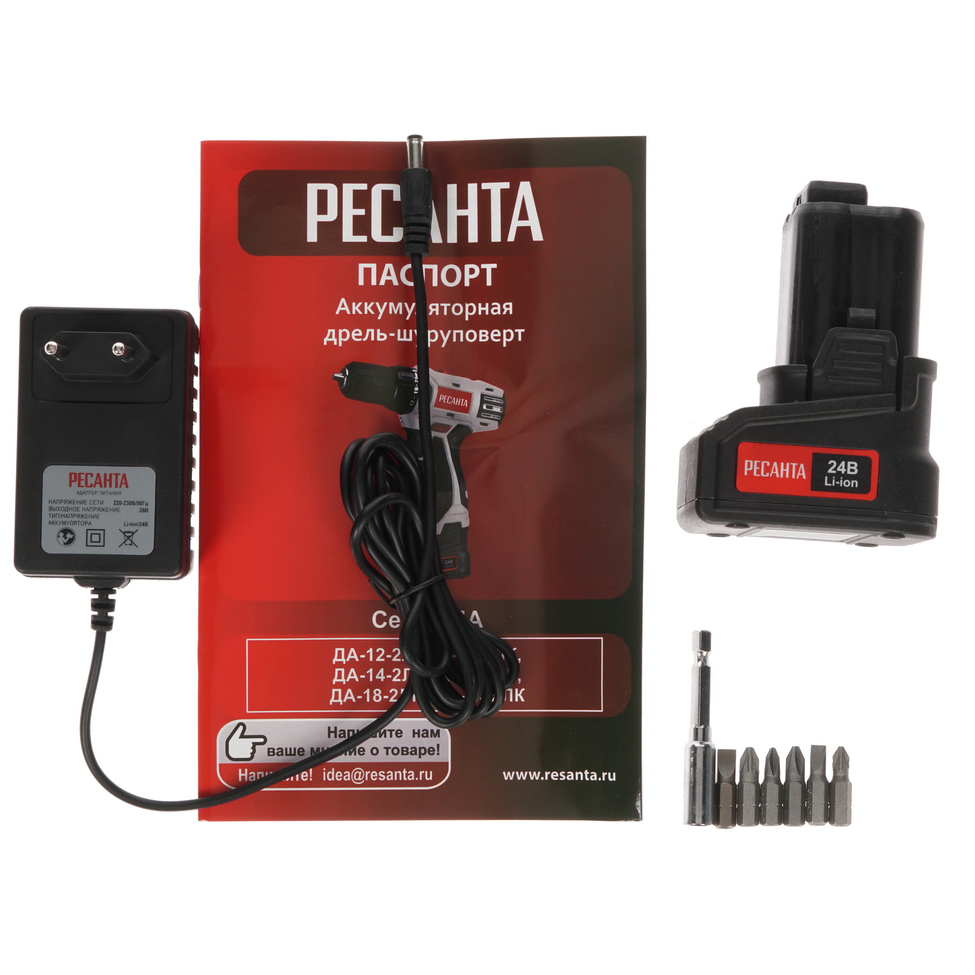 Дрель-шуруповерт Ресанта ДА-24-2ЛК 8160172 STDN-0076673 - Вид №5