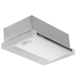 8188603 Вытяжка телескопическая Korting KHP 5637 GNX серебристый/черный