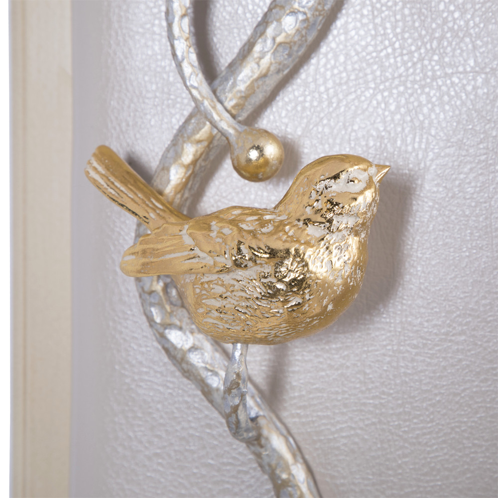 15010 Вешалка настенная Терра (без зеркала) Айвори мраморное золото BOGACHO 4627196590328 - Вид №2