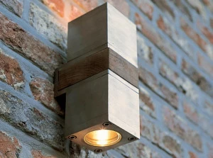 Royal Botania Бра для наружного освещения прямого света из нержавеющей стали Q-bic