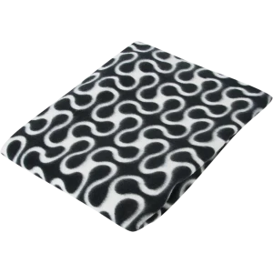 Плед «Сицилия» 130х170 см флис цвет черный