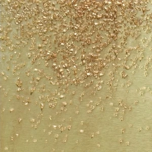 Арт-панель на холсте Alex Turco Abstract Quartz Golden Cascade